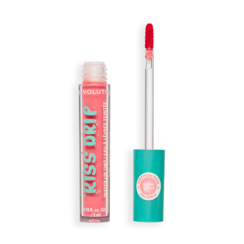 Makeup Revolution - Kiss Drip Water Lip Tint Peach Fizz