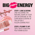 Revolution Pout Bomb Plumping Lip Liner Burnt Cherry Red
