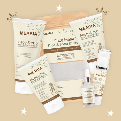 Meabia - Rice Beauty Kit With Shea Butter