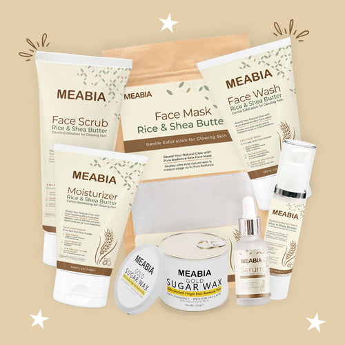 Meabia - Rice Kit Including Wax With Shea Butter