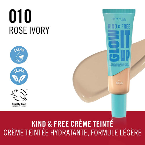 Rimmel Kind & Free Liquid Foundation 30ml Moisturising Rose Ivory Iv