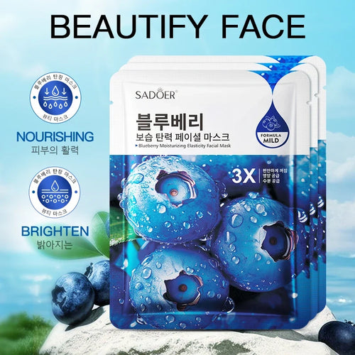 Sadoer - Blueberry Moisturizing Elasticity Facial Mask