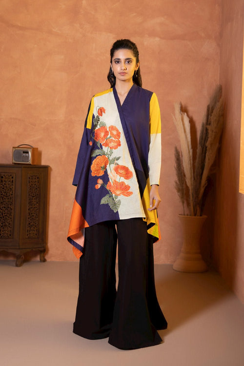 Sapphire - Embroidered Cotton Shirt