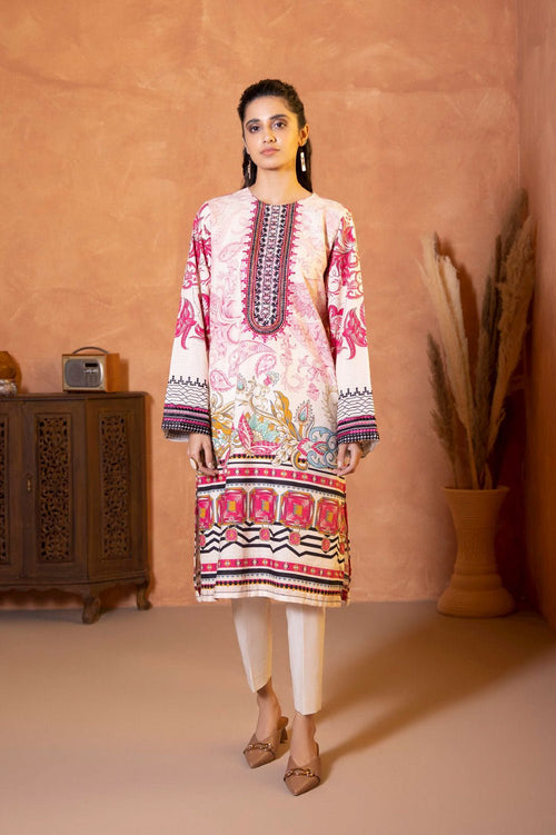 Sapphire - Embroidered Cotton Shirt