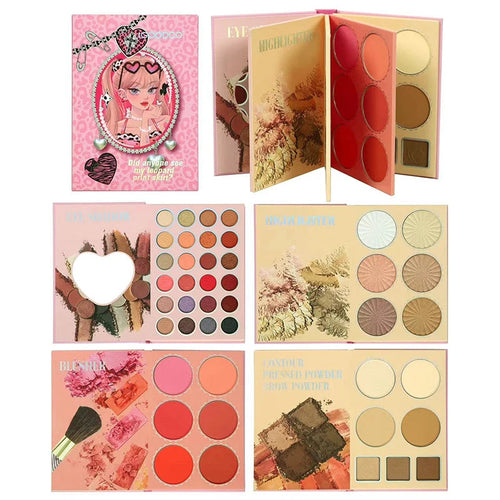 Igoodco Makeup Book, 43 Colors, 4 Pages Eye And Face Book Palette Lk5158