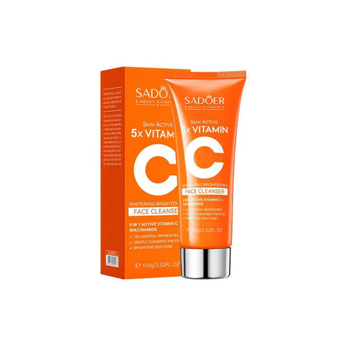 Sadoer - Skin Active 5x Vitamin C Whitening Brightening Face Cleanser - 100g