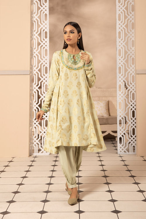 Sapphire - Embroidered Jacquard Shirt