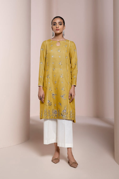 Sapphire - Embroidered Twill Shirt