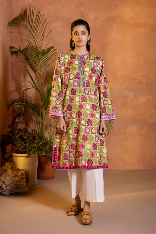 Sapphire - Embroidered Cotton Shirt