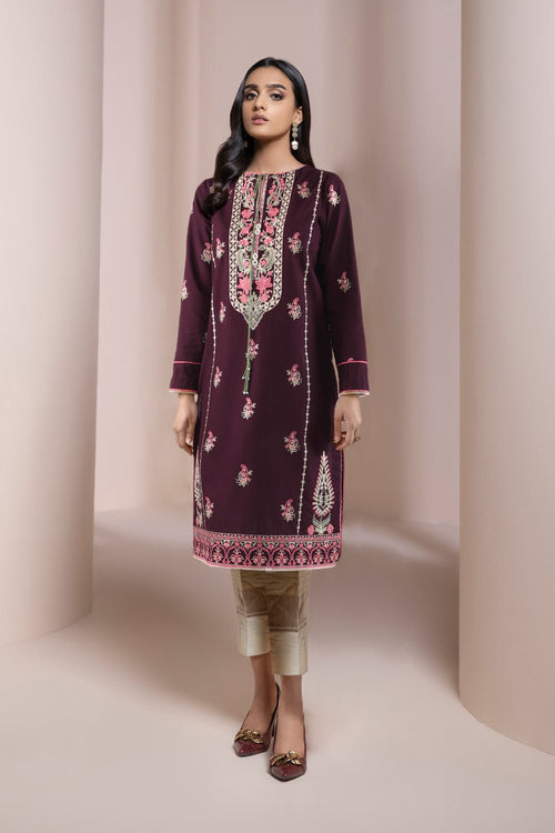 Sapphire - Embroidered Khaddar Shirt