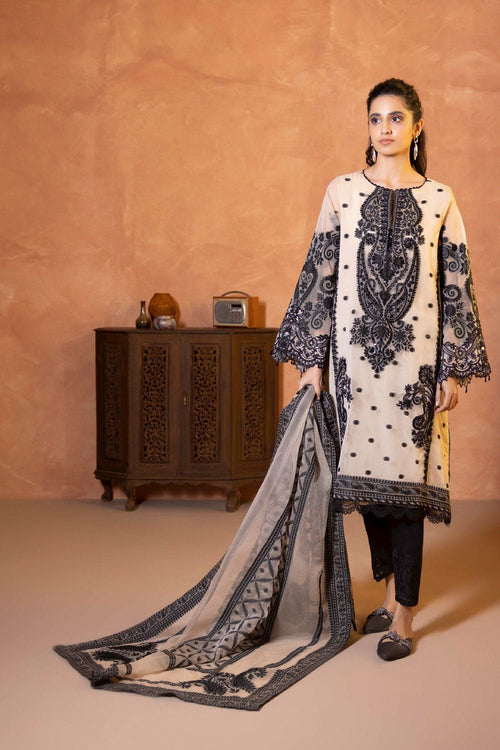 Sapphire - 2 Piece - Embroidered Organza Suit