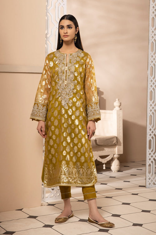 Sapphire - Embroidered Organza (only Trouser)