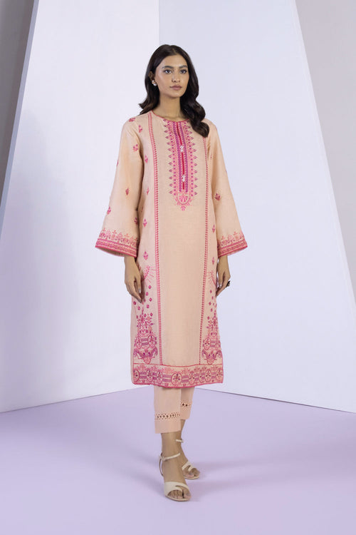 Sapphire- 2 Piece - Embroidered Linen Suit