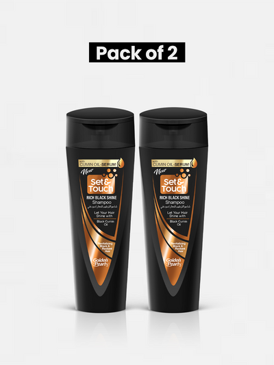 Pack of 2 Set and Touch - Rich Black Shine Shampoo