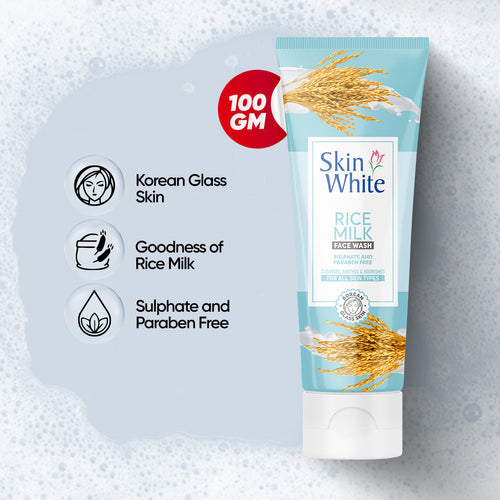 Skincare - Skin White Rice Milk Face Wash 100gm