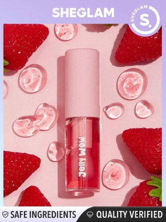 Sheglam Jelly Wow Hydrating Lip Oil-berry Involved Moisturizing Clear Lip Gloss