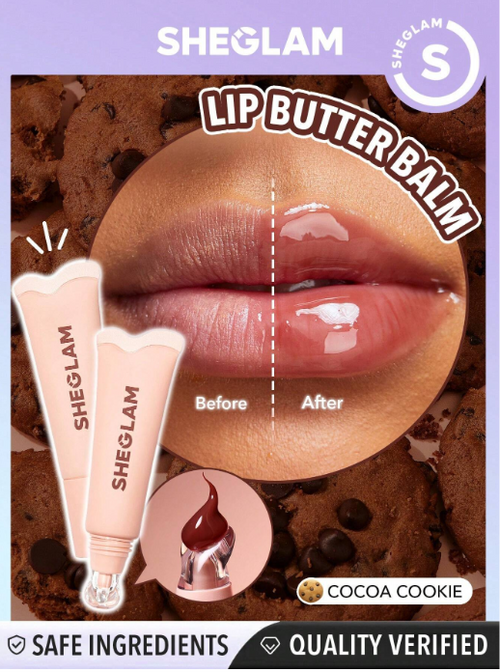 Shein Sheglam - Crystal Glaze Moisturizing Lip Care-cocoa Cookie