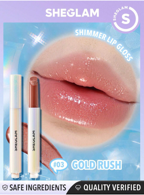 Shein Sheglam - Pout-perfect Shimmer Lip Plumper-gold Rush