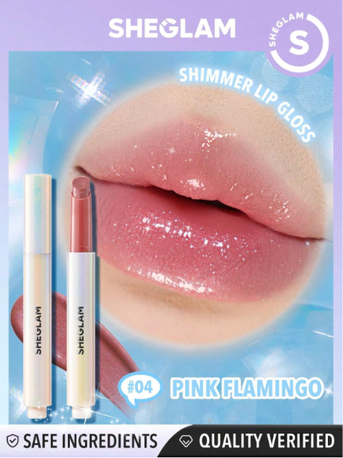 Shein Sheglam - Pout-perfect Shimmer Lip Plumper-pink Flamingo