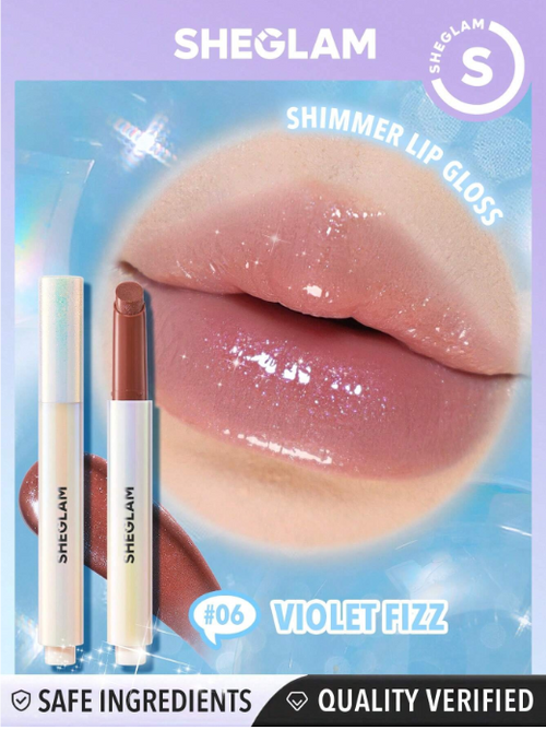 Shein Sheglam - Pout-perfect Shimmer Lip Plumper-violet Fizz