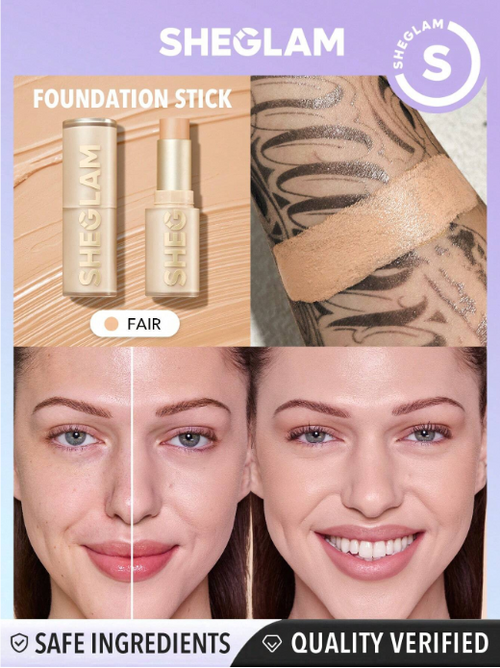 Shein Sheglam - Skin Magnet High Coverage Foundation Stick - Fair