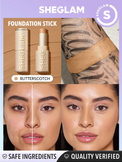 Shein Sheglam - Skin Magnet High Coverage Foundation Stick - Butterscotch