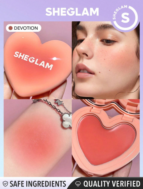 Shein Sheglam - Playing Cupid Cream Blush-devotion