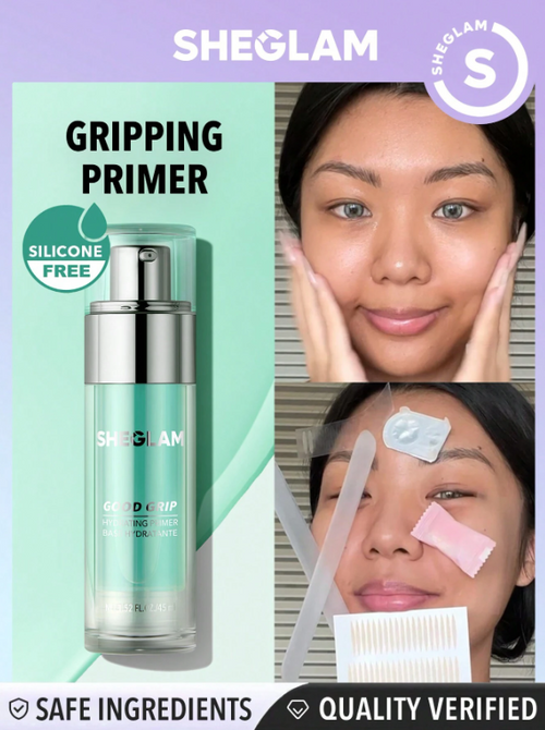 Shein Sheglam - Good Grip Hydrating Primer Oil Control Moisturizing Primer Gel - Mint Blue