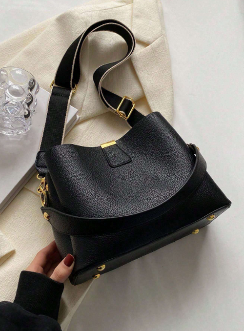 Shein - Lightweight,business Casual Minimalist Square Bag