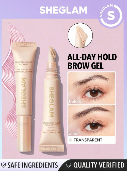 Shein Sheglam - Brow Breakdown Brow Gel Natural Eyebrow Gel Long-lasting