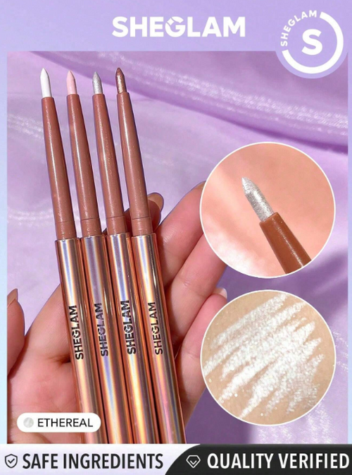 Shein Sheglam - Fairy Wand Precision Highlighter Pencil-starlight Shimmer Gel Highlighter Pencil Ethereal
