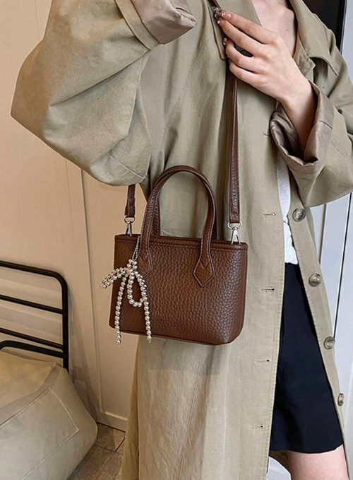 Shein - Simple Casual Tote Bucket Bag For Women, Korean Fashion Trendy Shoulder Bag