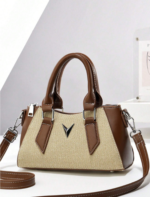 Shein - Planee Retro Versatile Armpit Small Bag Women's 2024 New Trendy Cool Casual Handbag Crossbody Bag