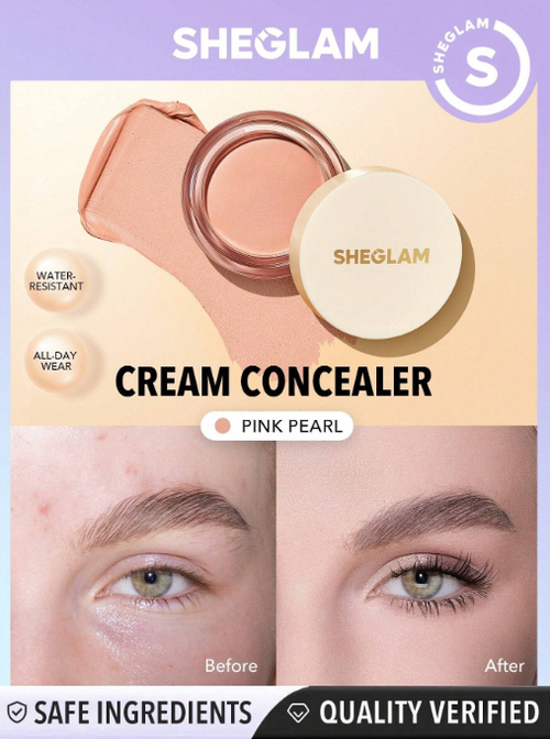 Shein Sheglam - Rapid Retouch Cream Concealer - Pink Pearl