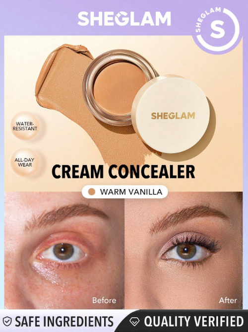 Shein Sheglam - Rapid Retouch Cream Concealer - Warm Vanilla