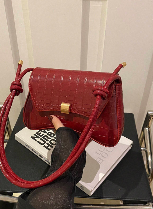Shein - New Armpit Bag One Shoulder Messenger Demi-baguette Bag, Fashionable Women Crossbody Bag