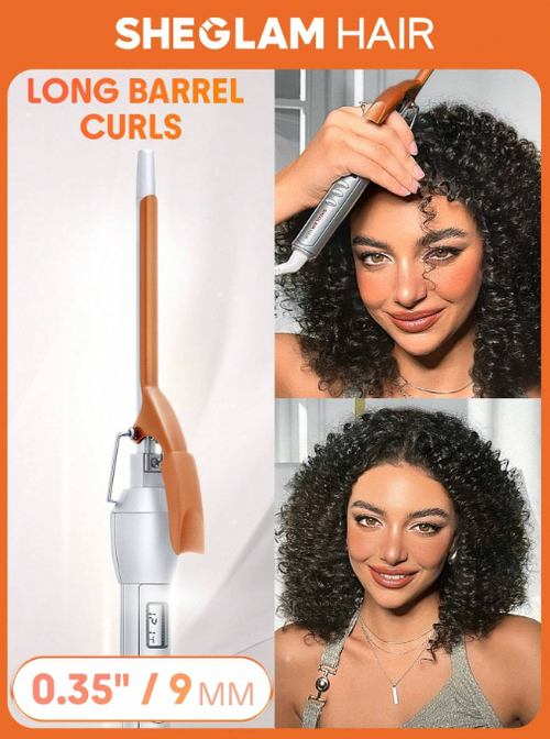 Shein Sheglam - Hair It-curl Curling Iron,curling Iron,hair Curler,9mm Hair Curling Wand