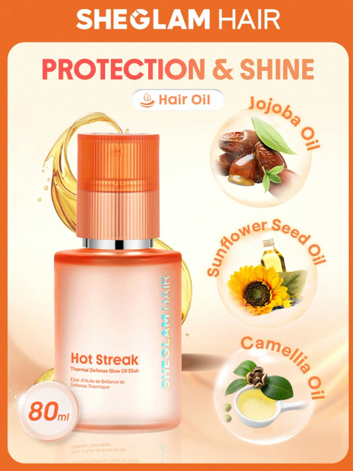 Shein Sheglam - Hair Hot Streak Thermal Defense Glow Oil Elixir 80ml