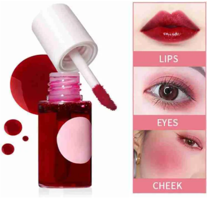 Julystar Makeup Rose Lip & Cheek Stain Tint - Red