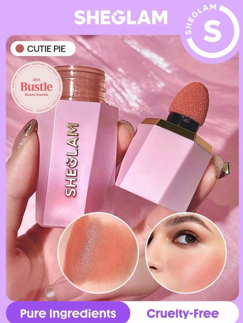 Shein Sheglam - Color Bloom Liquid Blush Matte Finish - Cutie Pie