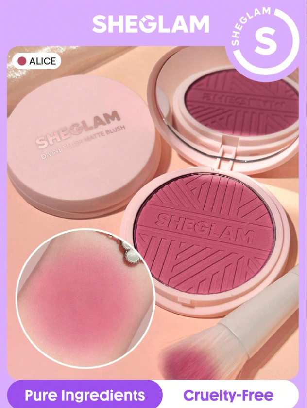 Shein Sheglam - Divine Flush Matte Blush Powder - Alice