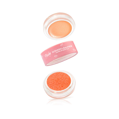 Rude Cosmetics - Scrubski & Balmer Lip Exfoliator And Lip Balm - Orange