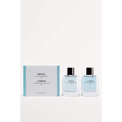 Zara- Seoul + Lisbon Edt Eau De Toilette Zara Mens 2 X 80ml