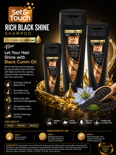 Set and Touch - Rich Black Shine Shampoo
