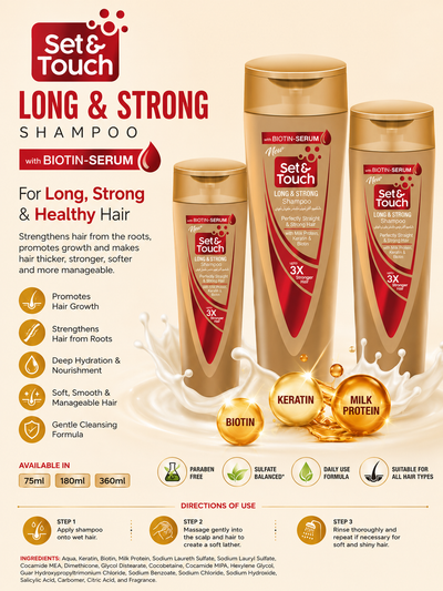 Set and Touch Shampoo - Long and Strong Shampoo