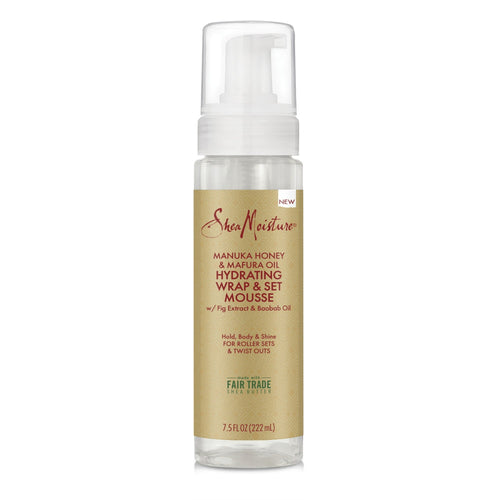 Shea Moisture -honey & Mafura Wrap Set Mousse - Styling