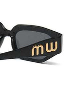 Shein - 1pc Polygon Sunglasses, Hip-Hop And Fashionable, Suitable For Daily Outdoor Activities