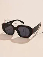 Shein - 1pc Polygonal Fashionable Women Eyeglasses Shades Beach Accessories