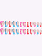 Shein- 24pcs Fake Nail & 1sheet Tape