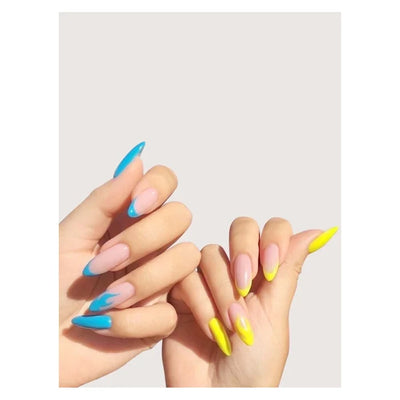 Shein- 24pcs Minimalist False Nail & 1pc Nail File & 1sheet Tape